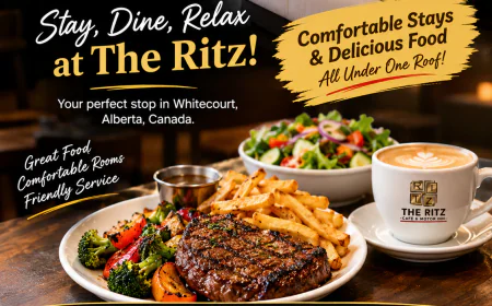 The Ritz Cafe & Motor Inn | Hotel and Restaurant in Whitecourt, Alberta, Canada