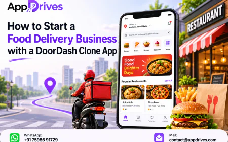 How to Start a Food Delivery Business with a DoorDash Clone App
