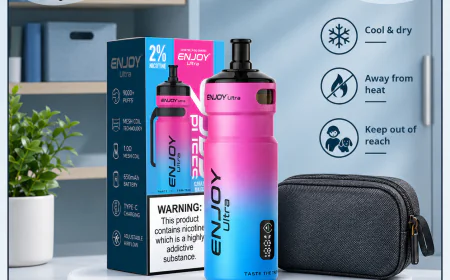 How should you store a vape at home, in your bag and in the car?