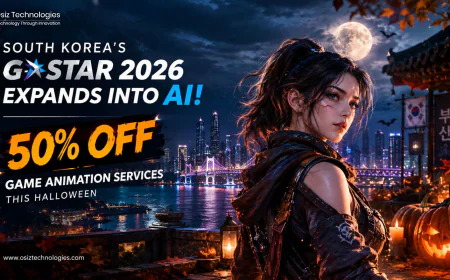 South Korea’s G-STAR 2026 Expands into AI! ? Get 50% OFF Game Animation Services This Halloween
