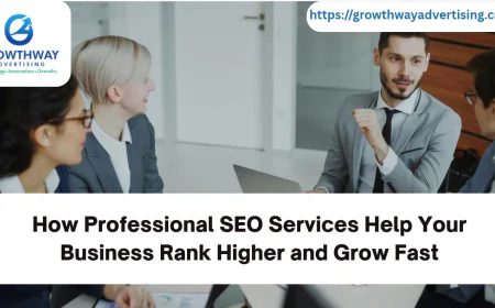 How Professional SEO Services Help Your Business Rank Higher and Grow Fast