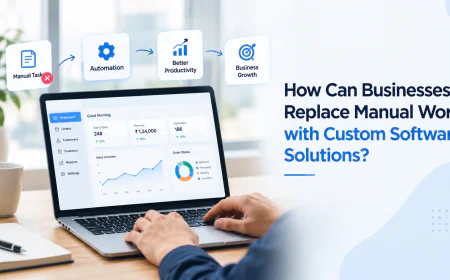 How Can Businesses Replace Manual Work with Custom Software Solutions?
