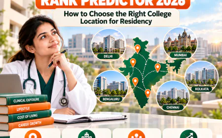 NEET PG Rank Predictor 2026: How to Choose the Right College Location for Residency
