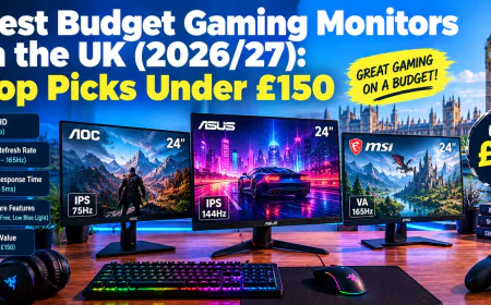 Best Budget Gaming Monitors in the UK Under £150 (2026 Guide)