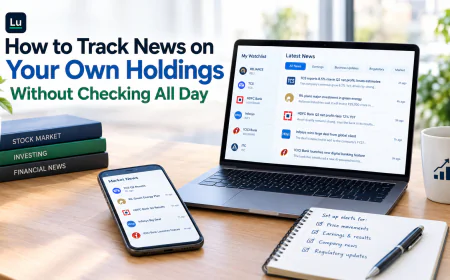 How to Track News on Your Own Holdings Without Checking All Day