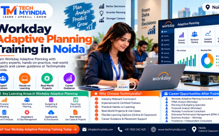 Workday Adaptive Planning Training in Noida: Skills, Course & Career Guide