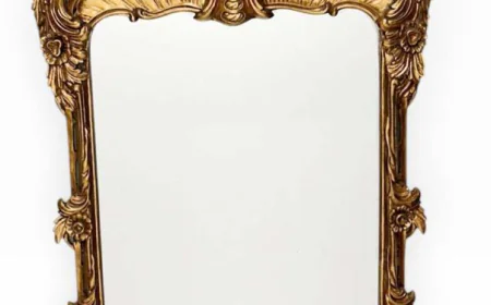 Chippendale Gilt Wall Mirror 5ft 150 CM: A Statement of Timeless Elegance