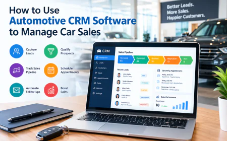 How to Use Automotive CRM Software to Manage Car Sales