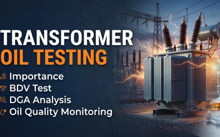 Transformer Oil Testing: Importance, BDV Test, DGA Analysis and Oil Quality Monitoring