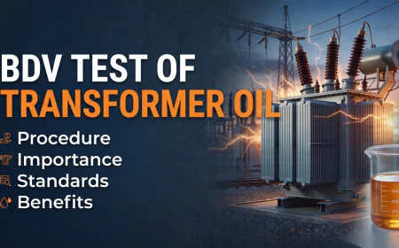 BDV Test of Transformer Oil: Procedure, Importance, Standards and Benefits