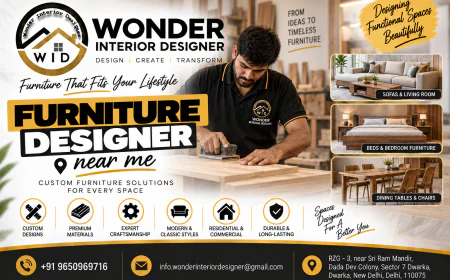 Furniture Designer Near Me – Transform Your Home with Stylish Furniture Designs by Wonder Interior Designer