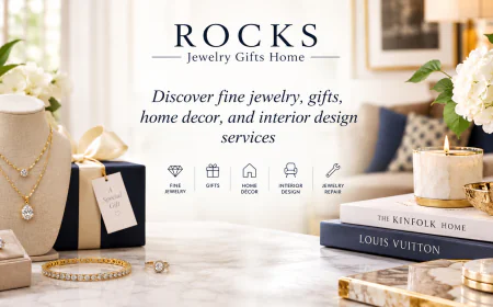 Thoughtful Gift Ideas and Elegant Home Décor at ROCKS Jewelry Gifts Home