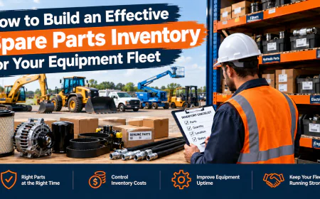 How to Build an Effective Spare Parts Inventory for Your Equipment Fleet