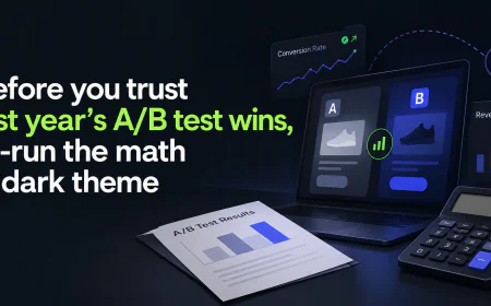 Before you trust last year's A/B test wins, re-run the math