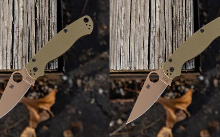 Spyderco Paramilitary 2: Steel Selection