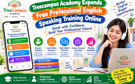 Treecampus Academy Expands Free Professional English Speaking Training Online