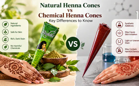 Natural Henna Cones vs Chemical Henna Cones: Key Differences to Know