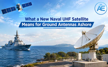 What a New Naval UHF Satellite Means for Ground Antennas Ashore