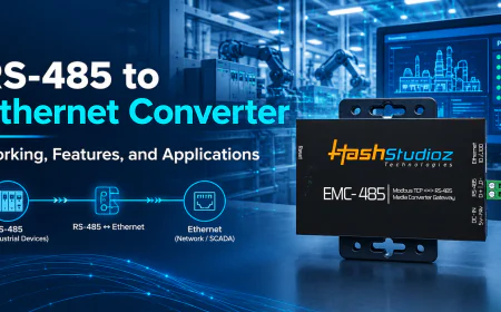 RS-485 to Ethernet Converter: Working, Features, and Applications