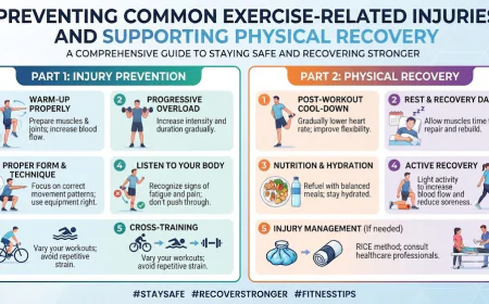 Preventing Common Exercise-Related Injuries and Supporting Physical Recovery