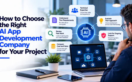 How to Choose the Right AI App Development Company for Your Project