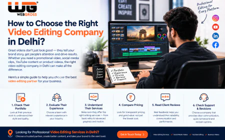 How to Choose the Right Video Editing Company in Delhi?