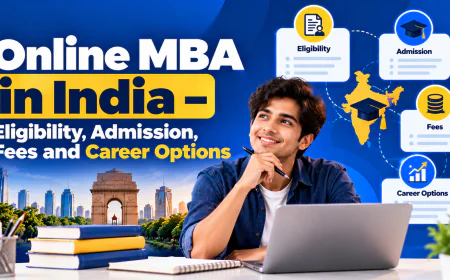 Online MBA in India – Eligibility, Admission, Fees and Career Options