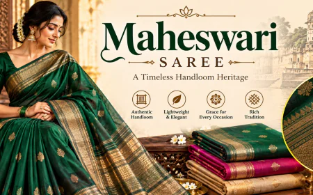 Maheshwari Silk Sarees for Intimate Family Ceremonies