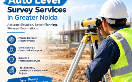 Auto Level Survey Services in Greater Noida | IZA Surveying Solutions