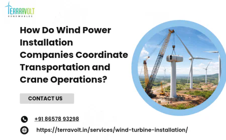 How Do Wind Power Installation Companies Coordinate Transportation and Crane Operations?