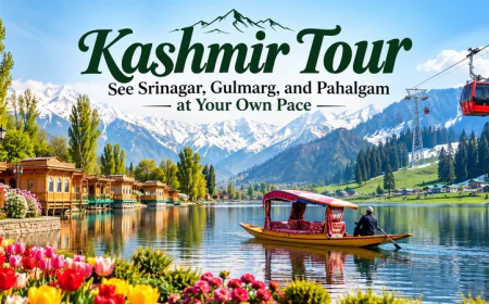 Kashmir tour: See Srinagar, Gulmarg, and Pahalgam at Your Own Pace