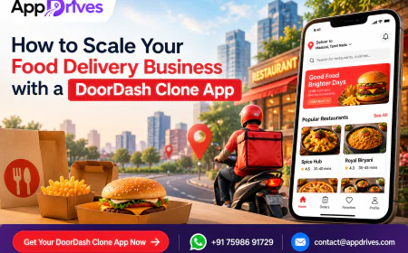 How to Scale Your Food Delivery Business with a DoorDash Clone App