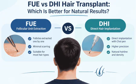 FUE vs DHI Hair Transplant: Which Is Better for Natural Results?
