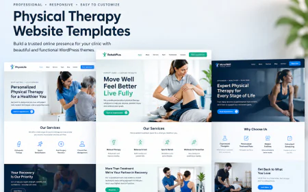 Physical Therapy Website Templates for Helping Patients Understand Rehabilitation Equipment