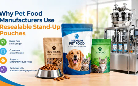Why Pet Food Manufacturers Use Resealable Stand-Up Pouches