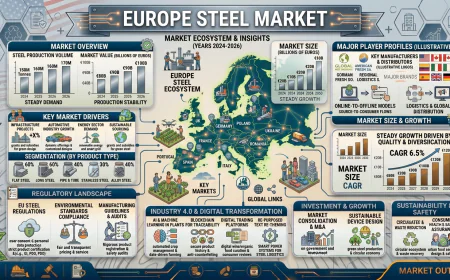 Europe Steel Market Size, Share, Report 2026-2034