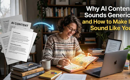 Why AI Content Sounds Generic, and How to Make It Sound Like You