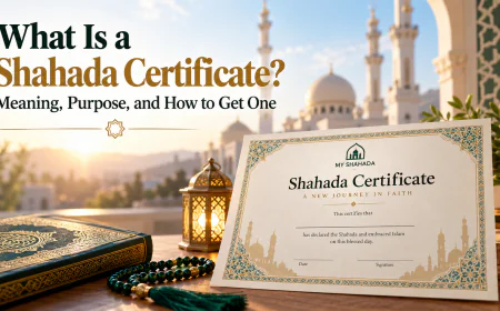 What Is a Shahada Certificate? Meaning, Purpose, and How to Get One
