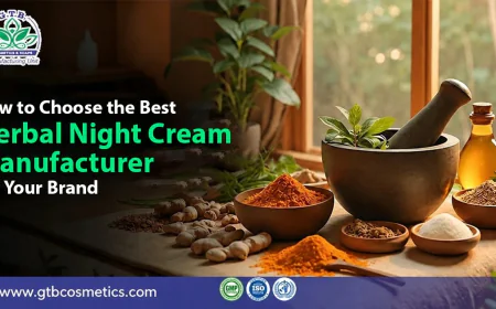 Best Herbal Night Skin Cream Manufacturer: A Guide for Skincare Brands