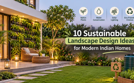 10 Sustainable Landscape Design Ideas for Modern Indian Homes