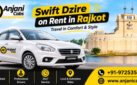 Swift Dzire on Rent in Rajkot – Convenient One-Way Travel