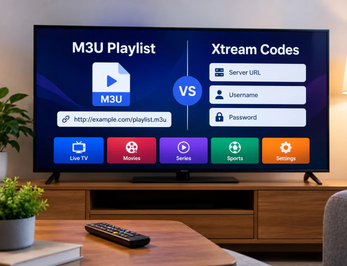 M3U vs Xtream Codes: Understanding IPTV Setup Methods in Finland