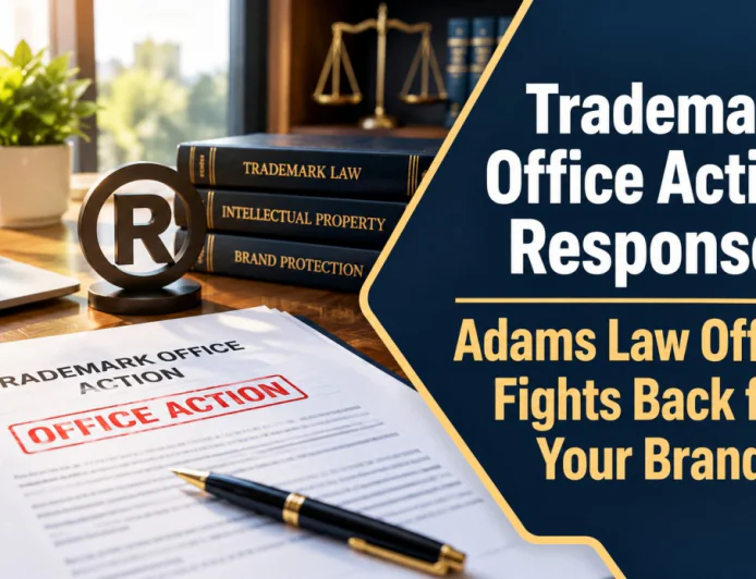 Trademark Office Action Response: Adams Law Office Fights Back for Your Brand
