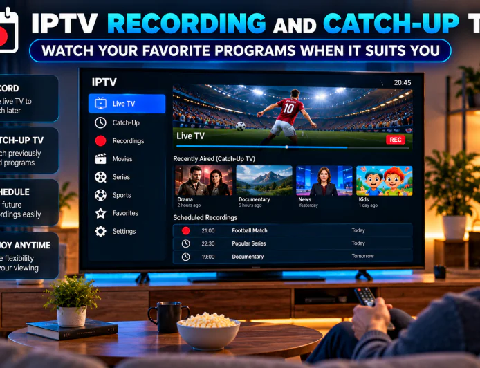 How IPTV Recording and Catch-Up TV Can Make Viewing More Flexible