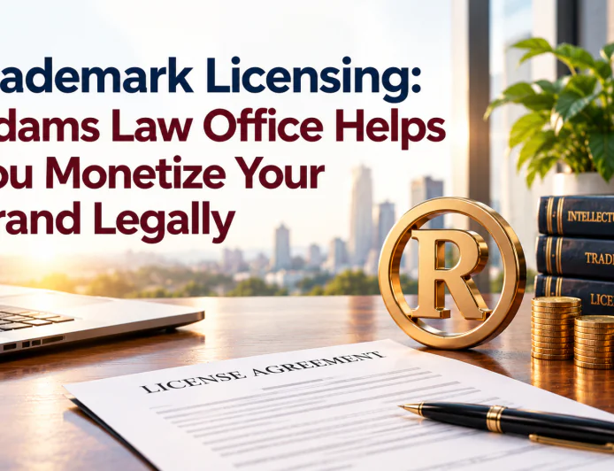 Trademark Licensing: Adams Law Office Helps You Monetize Your Brand Legally