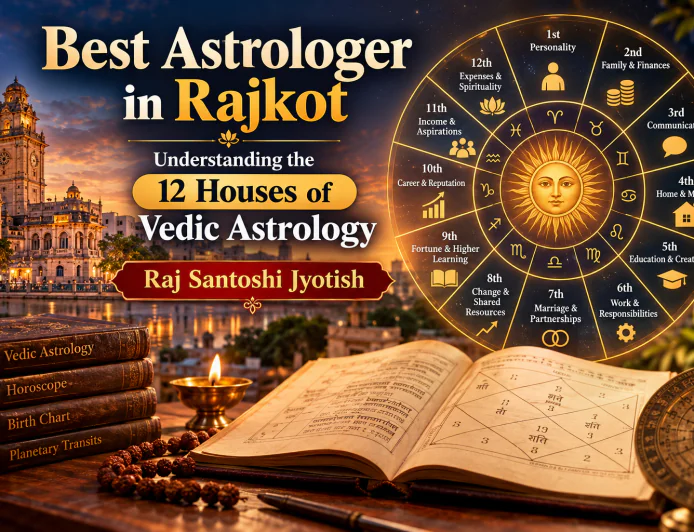 Best Astrologer in Rajkot: Understanding the 12 Houses of Vedic Astrology
