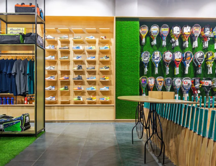 Sports Shop Wall Shelf Manufacturer: Customized Shelving for Modern Sports Stores