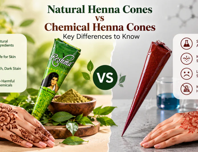 Natural Henna Cones vs Chemical Henna Cones: Key Differences to Know