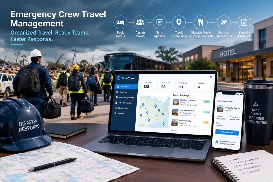 How Emergency Crew Travel Management Keeps Disaster Deployments Organized