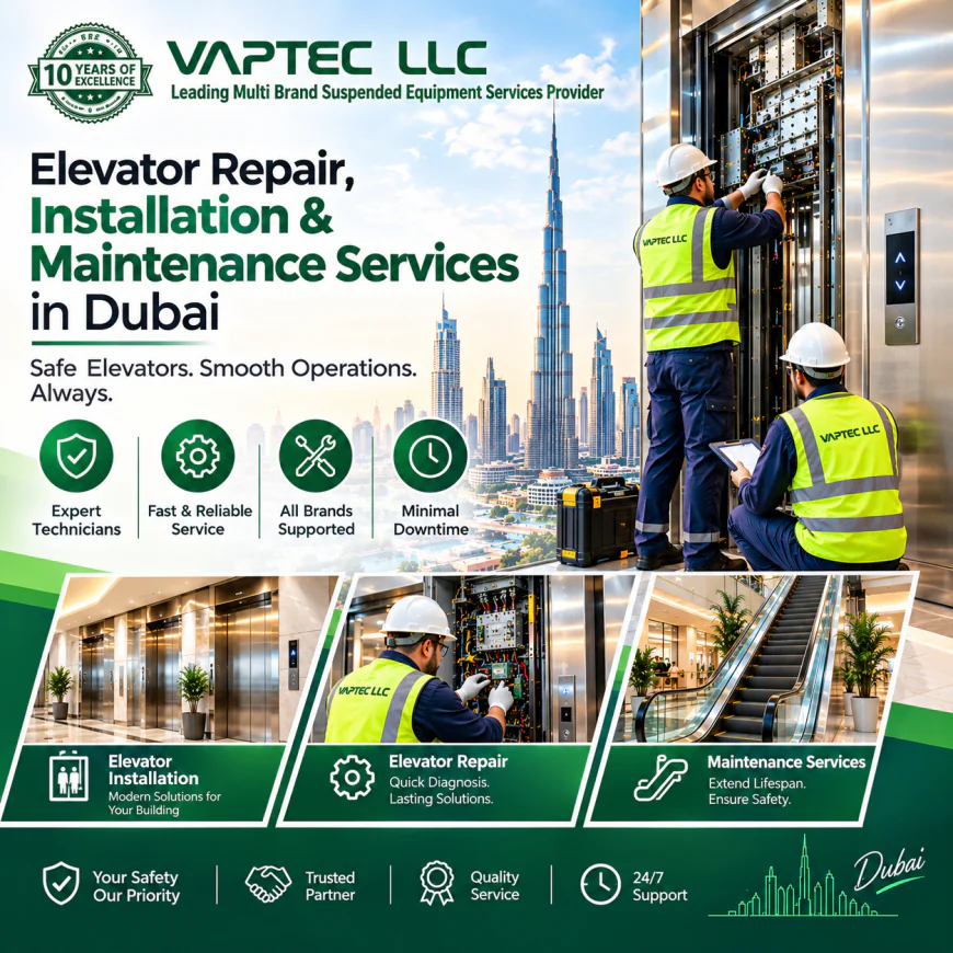 Elevator Repair, Installation & Maintenance Services in Dubai